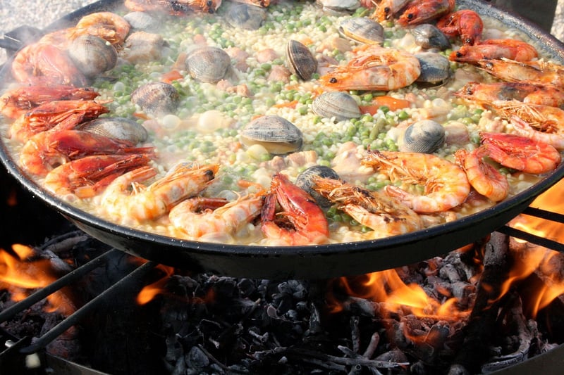 Paella with a Mediterranean Twist